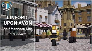 An Afternoon with a Minecraft Builder - Interesting Georgian Town - EP 1