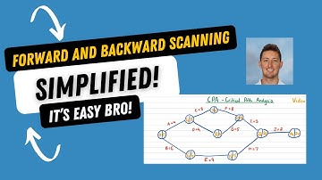 Year 12 General Maths QLD - Critical Path Analysis - Forward and backward scanning SIMPLIFIED!!