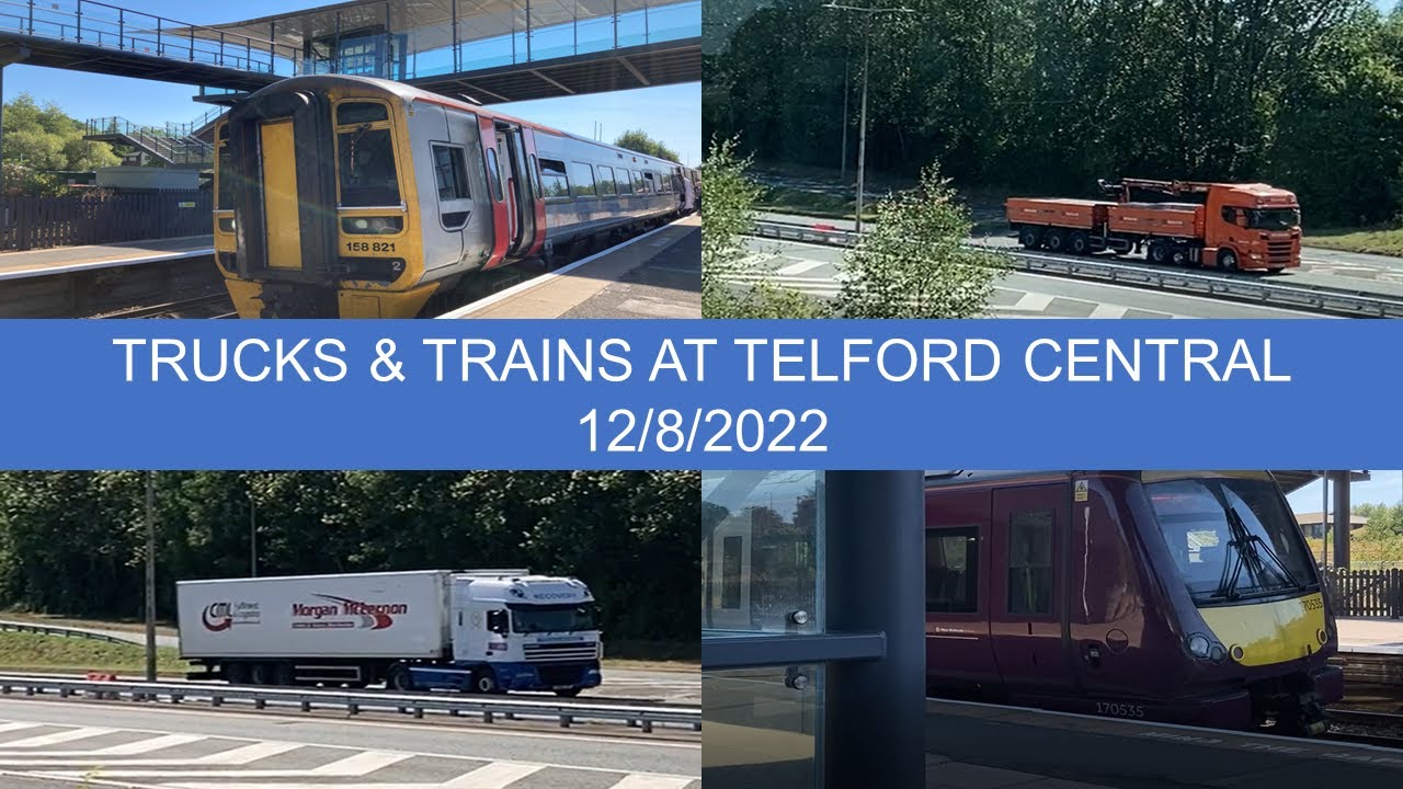 Trucks & Trains at Telford Central 12/8/2022 YouTube