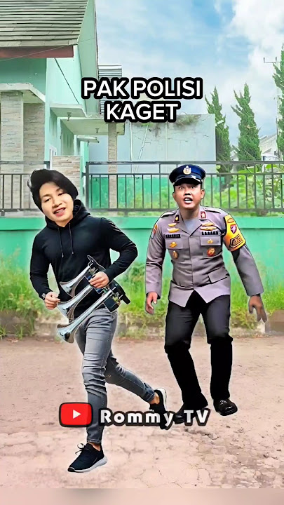 POLISI KAGET!! Prank Klakson Bus Telolet #shorts #basuri #shortsviral
