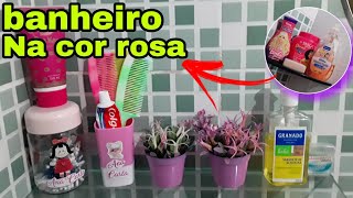Tour Pelo Meu Banheiro Pequeno Reformado Na Cor Rosa Ana Carla Blog