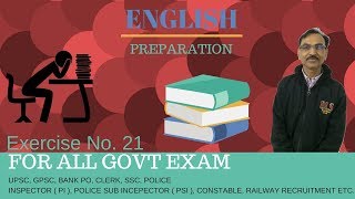 Ex. 21 English Grammar Practice for All Competitive Exams UPSC GPSC Bank PO Clerk SSC GUJCET Railway screenshot 5