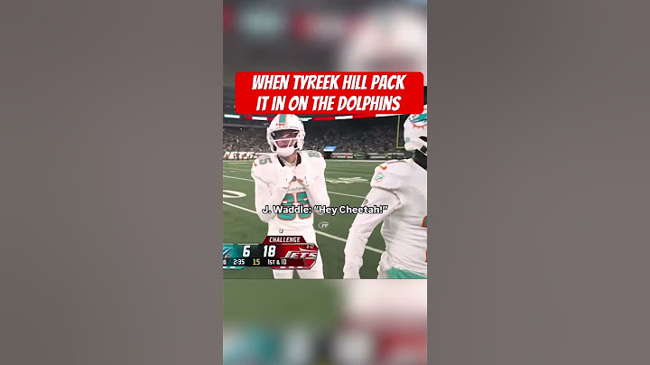 Tyreek Hill packs it in on the dolphins and quits