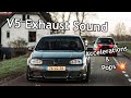 2.3 V5 Full Custom Stainless Exhaust - Accelerations, Pops & Bangs - 170hp VW Golf 4