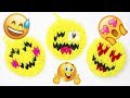 EMOJI ФРЕСКА из резинок на станке | EMOJI Rainbow loom bands