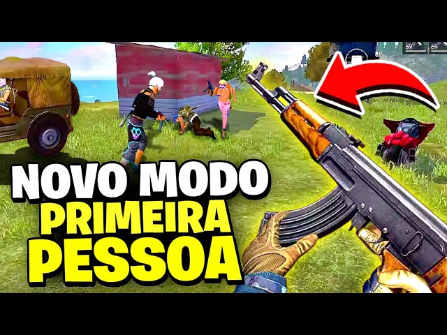 SAIBA COMO ENTRAR E JOGAR O NOVO MODO EM PRIMEIRA PESSOA NO FREE