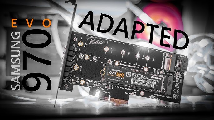 NVMe PCIe SSD Adapter Installation and Speed Test - EZDIY-FAB Dual M.2 RGB  Solid State Drive Adapter 