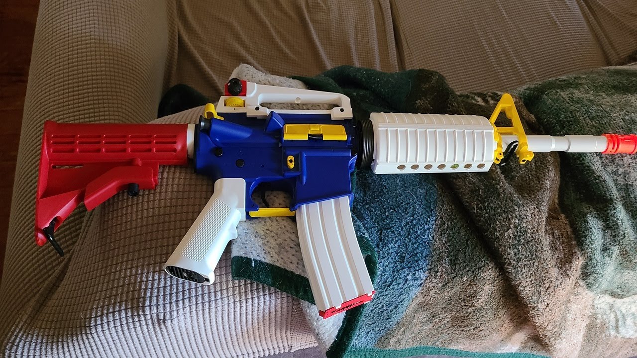 Matrix Custom Gundam Airsoft M4 E F S F Custom....doing battery test