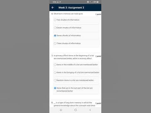 brief introduction to psychology nptel assignment answers