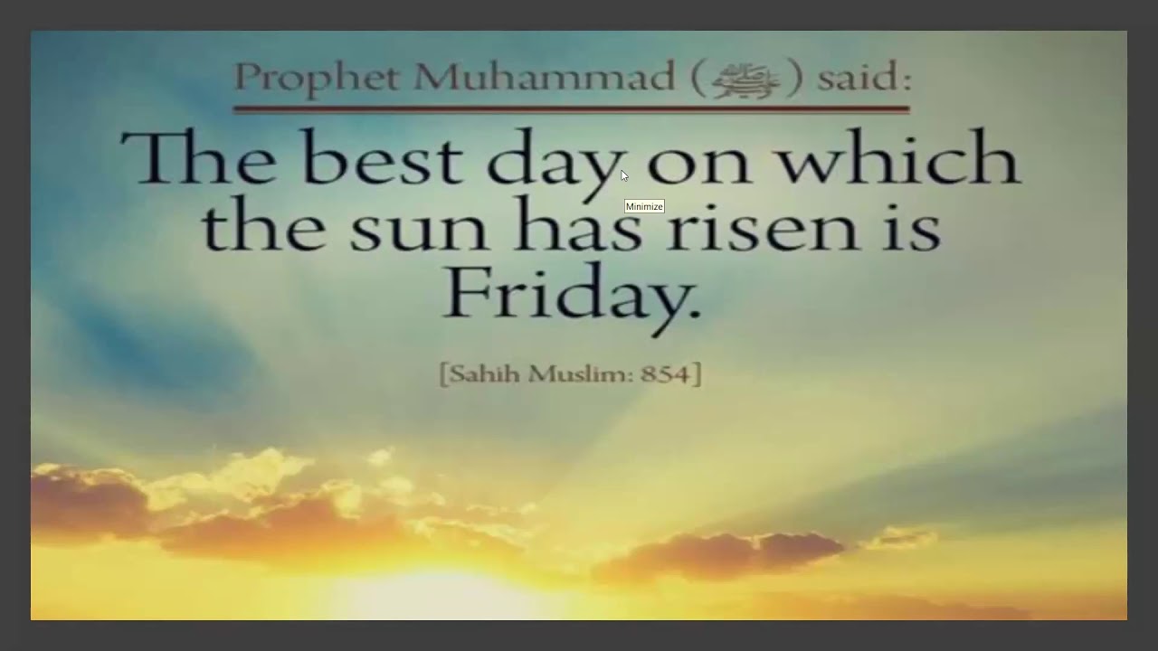 Friday Sunnah by Students - YouTube