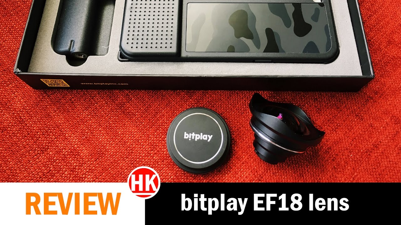 Bit Play Lens iPhone Lens Review: bitplay HD EF18 ultra-wide - YouTube