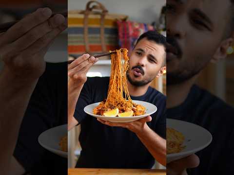 الذ وصفة نودلز بالجمبري