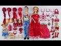 13 Minutes Satisfying with Unboxing Barbie Family Playset, Doll Dressup Set Toys ASMR | Review Toys