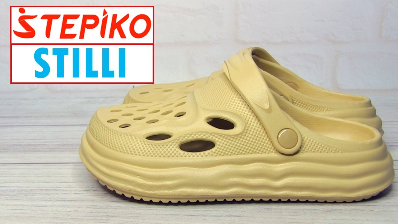 Жіночі крокси Stilli CX 305-2 (беж). Видео обзор от www.stepiko.com