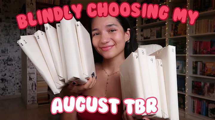 BLINDLY choosing my august TBR 📚✨