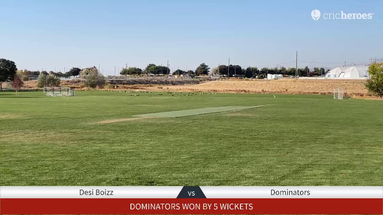 Live Cricket Match Desi Boizz vs Dominators 15-Oct-22 0348 PM BCC - Fall Cric7 - MCG(Final) 