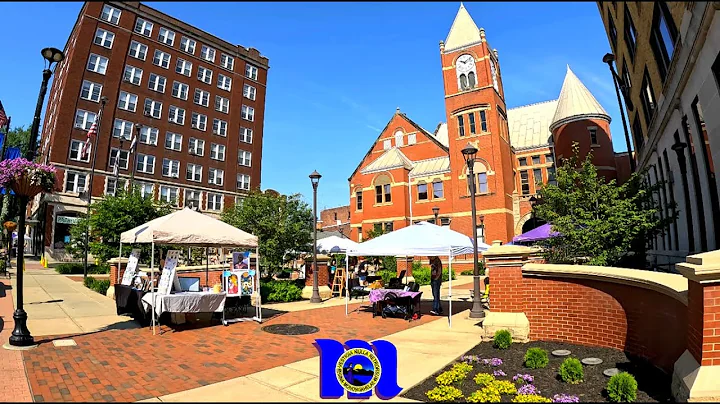 Historic Downtown Morgantown WV Walk with Appalachian Music