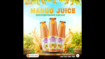 Mango Juice Promotional Ads Animation  #ads #motiongraphics #aftereffects #motion #music #production