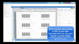 SOS Inventory v5 - Barcodes