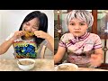 Video funny mother and daughter - The child is gluttonous and the ending is unexpected.#13