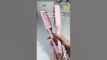 🔥 Máy uốn tóc xoăn sóng nước Hippie – Hàn Quốc trendy #beautytools #haircare #review #makeup