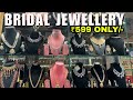 Hyderabadi Bridal Jewellery Set ₹599 | CZ Polki Navratna Raani Haar Maang Tika Earrings