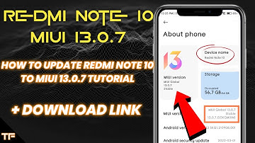 How to Update Manually Xiaomi Redmi Note 10 to MIUI 13.0.7 Tutorial (+Download Link) | @TreyFour