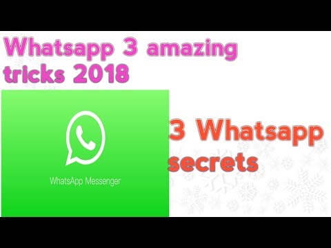 3 Amazing Whatsapps Tricks,secret 2018 In Hindi/urdu