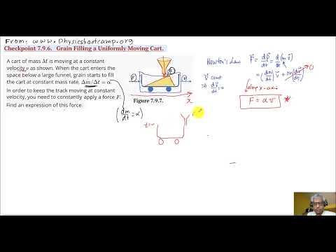Dynamics of a grain cart with changing mass