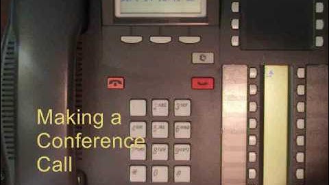Nortel Phones - Conference Calls