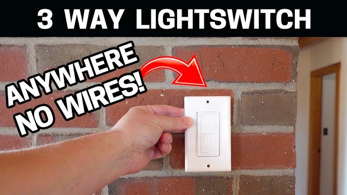 Wireless Light Switch Kit, No Battery & Wiring, Waterproof