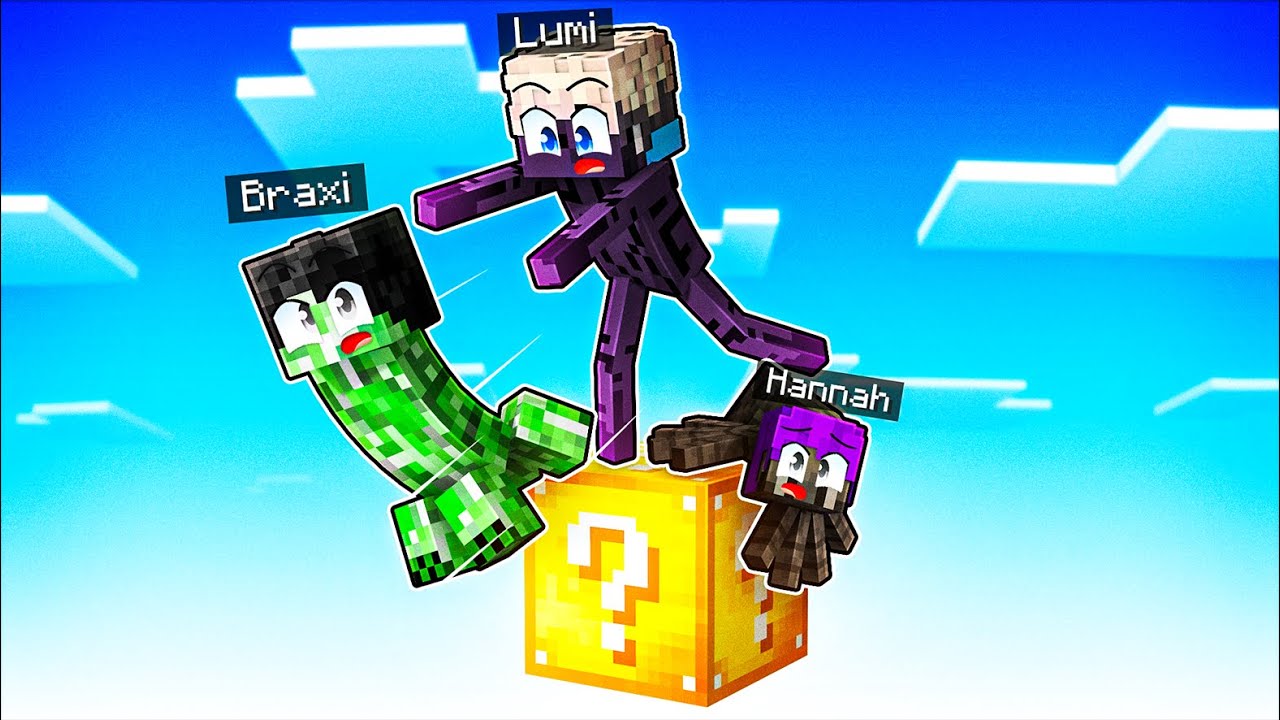 Als MOB auf EINEM LUCKY BLOCK Spielen in Minecraft!