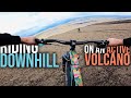 FLAT-OUT DOWNHILL FREERIDE LINES ON AN ACTIVE VOLCANO!!