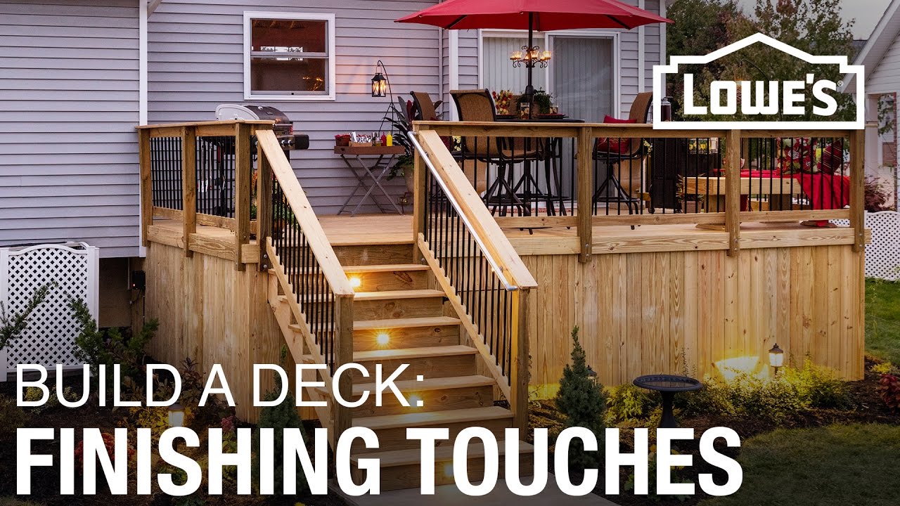 How To Build a Deck | Finishing Touches (5 of 5)