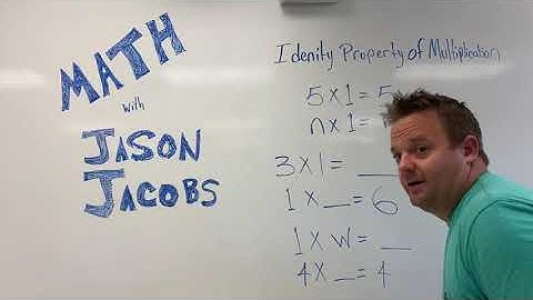 Identity Property of Multiplication