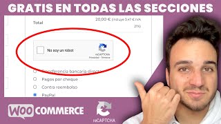 ReCaptcha en WooCommerce y WordPress en login, checkout, recuperar clave... Gratis! | Captcha Google