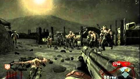 Black Ops Zombies - Moon - Getting Juggernog on Round 1