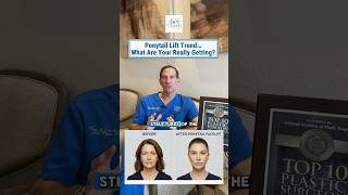 The ‘ponytail facelift’ looks snatched… but is it actually worth it? #faceliftexpert #facelift