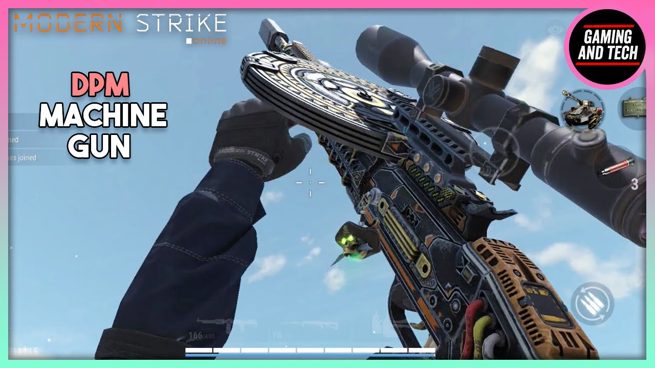 DPM MACHINE GUN GAMEPLAY | Modern Strike Online - YouTube