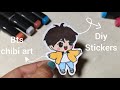 DIY BTS Stickers at Home 💜 | Easy K-Pop Craft | BTS Army Special @artbysheetal33 #inshot2026