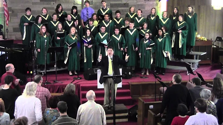 MVNU COLLEGIANS CHORALE Singing at St. Marys Church, Sunday, Nov. 23, 2014 - Video #1 of 3