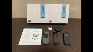 Onvif Wifi IP Wired Intelligent Video Doorbell Camera with AC Power Intercom Villa Infrared Night Vi
