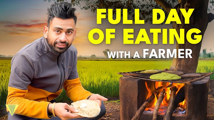 Eating Full Day with an Indian Farmer 🇮🇳