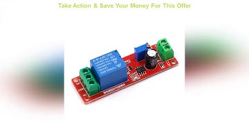 Best NE555 Timer Switch Adjustable Module Time delay relay Module DC 12V Delay relay shield 0~10S
