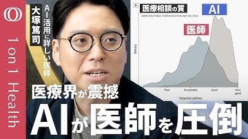 【それでもAIに健康相談はしないほうがいい】AI活用に詳しい医師・大塚篤司／質も共感も医師よりAIが上／ただAIの指示で中毒患者発生／「1%の致命的な間違い」をゼロにできない【1on1 Health】