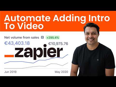 Zapier video intro automation tutorial screenshot