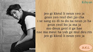 Monsta X Kihyun & Jooheon Attracted Woman (Orange Marmalade OST) easy lyrics