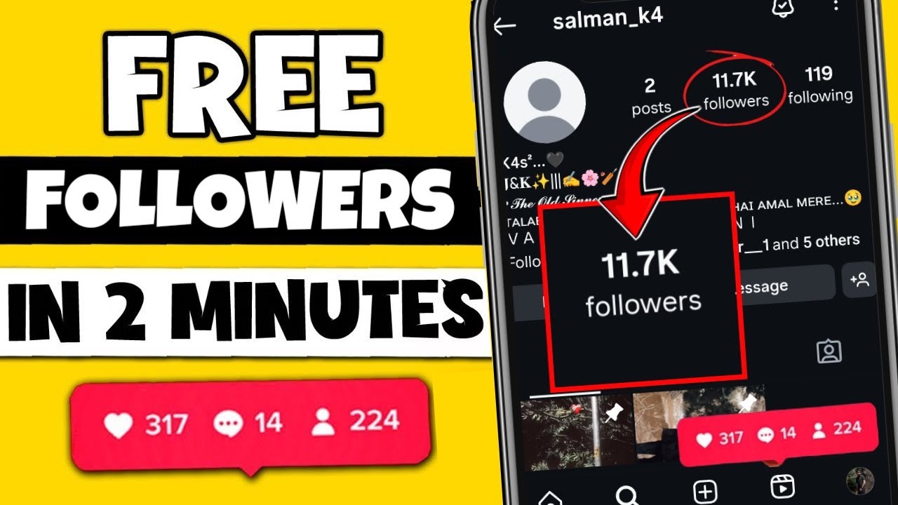 How to Increase FREE INSTAGRAM FOLLOWERS in 2025 | How to Get Free ...