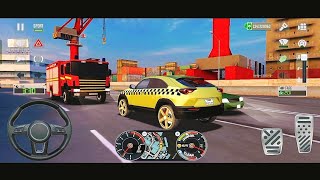 Taxi simulation evolution 2023💫 Nissan Car smooth driving @Gameplay.4u screenshot 1