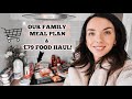 FAMILY OF 4 FOOD HAUL & OUR MEAL PLAN FOR THIS WEEK!